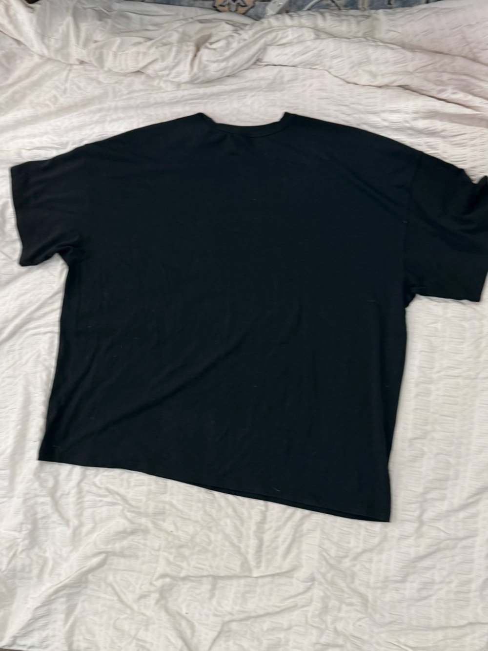 SKIMS Black Short Sleeve Crew Tee